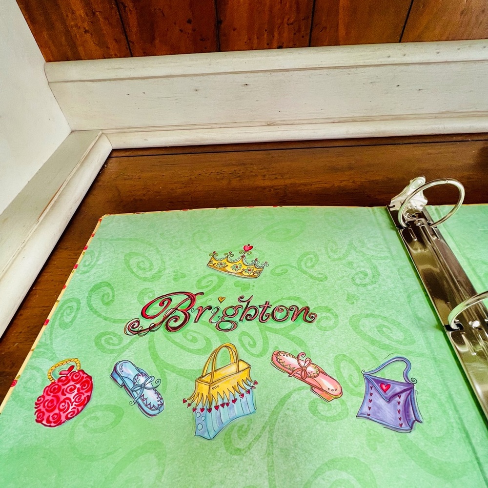 ❤️💜💛BRIGHTON 3 RING SPRIAL NOTEBOOK❤️💛💙 - Picture 7 of 9